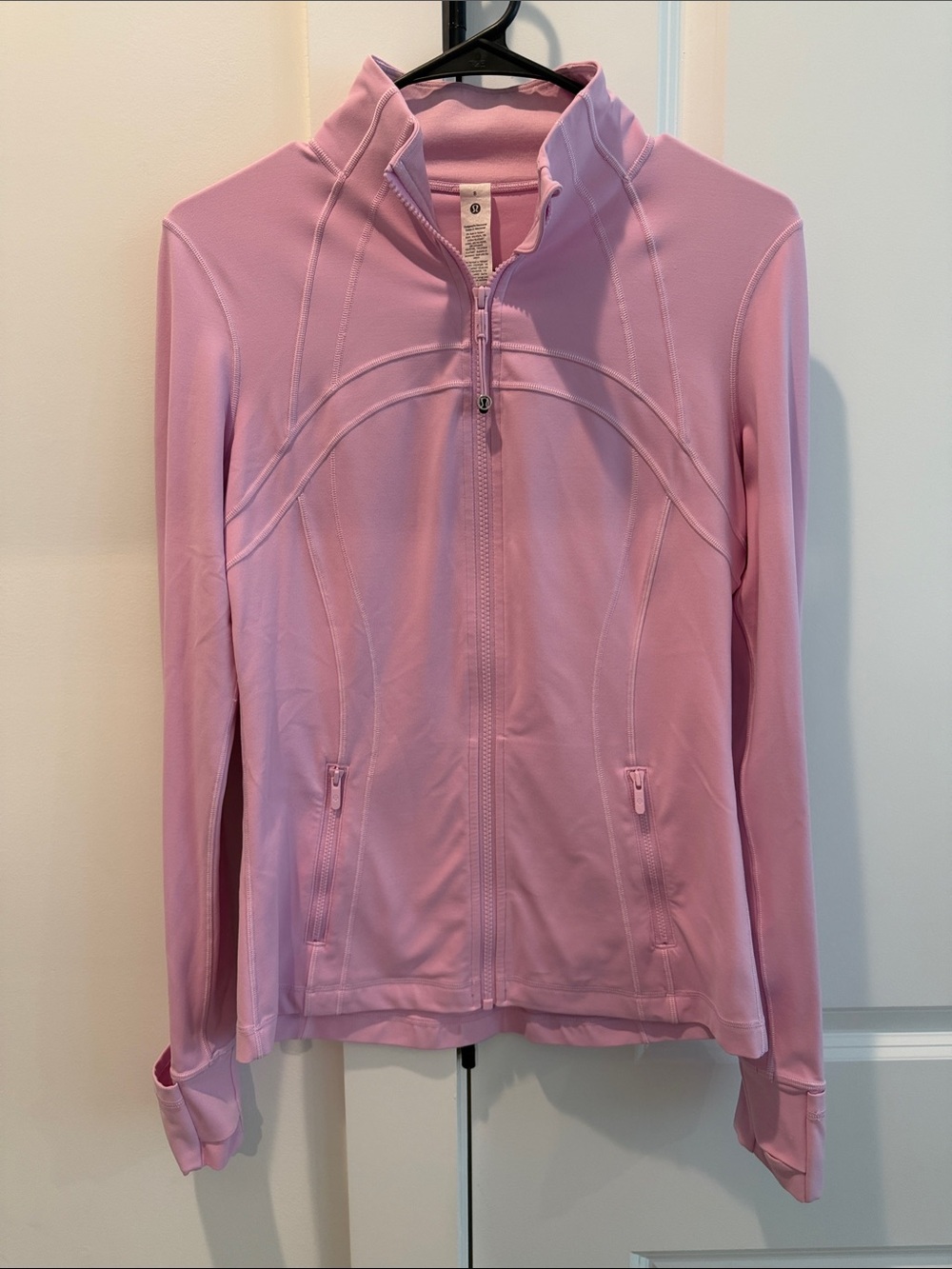 lululemon athletica Light Pink Zip-Up Athletic Jacket